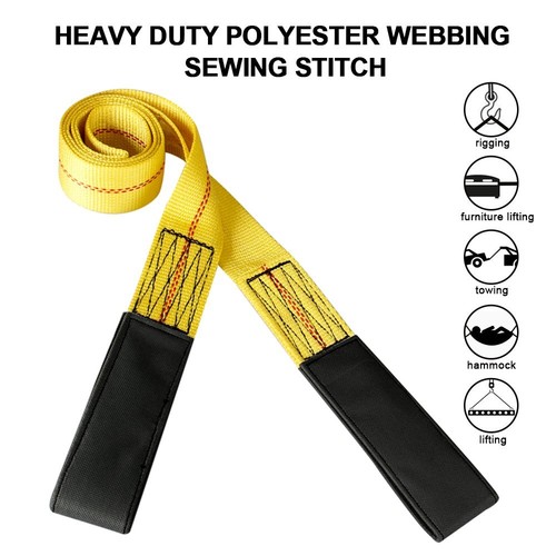 Cinghia di traino per sollevamento a rete in nylon 2 pollici resistente cinghia di traino 9.400 libbre - Foto 2 di 16