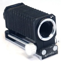 MINOLTA MD Mount Lens Macro Folding Bellow Attachment Japan Photo Accessory