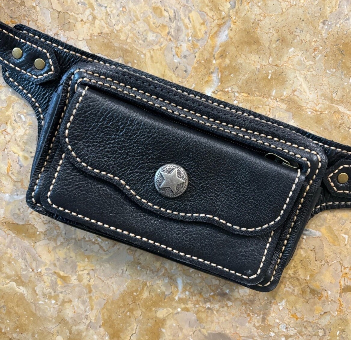 NWOT Handmade, Custom, Genuine Leather, Belt Bag, Western, Perfect Condition Amazon.com | Fanny Pack Genuine Leather Belt Bag for Women  main image 3