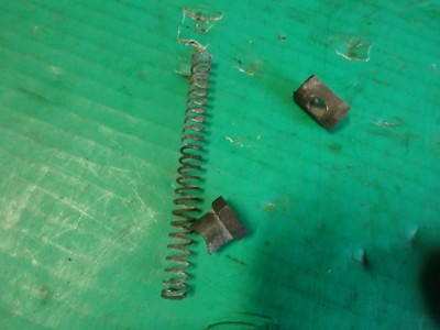 Trac Daelim 50 Moped 1989 brake cable wing nut bolt N spring