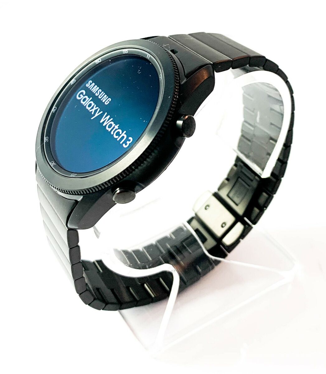 Samsung Galaxy Watch 3 Titanium Smart Watch 45mm GPS Bluetooth - Mystic  Black