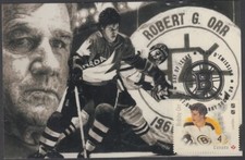 CANADA # 3030.3 - LEGENDS of HOCKEY BOBBY ORR on SUPERB MAXIMUM CARD