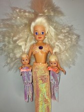 Barbie Mermaid Skipper Twins (1993) mit Zubehör (Gebraucht) in