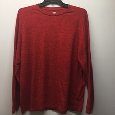 Athletic Works Active DriWorks Long Sleeve Red T-Shirt Mens Size XL 46-48 