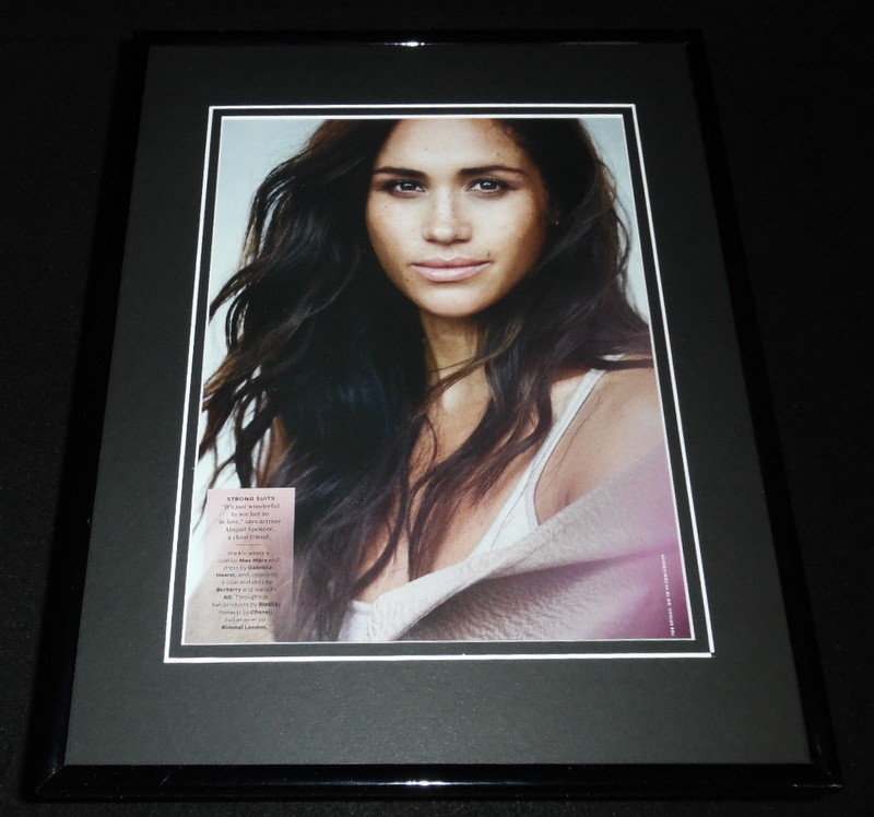 Meghan Markle in Max Mara 2017 Framed 11x14 Photo Display