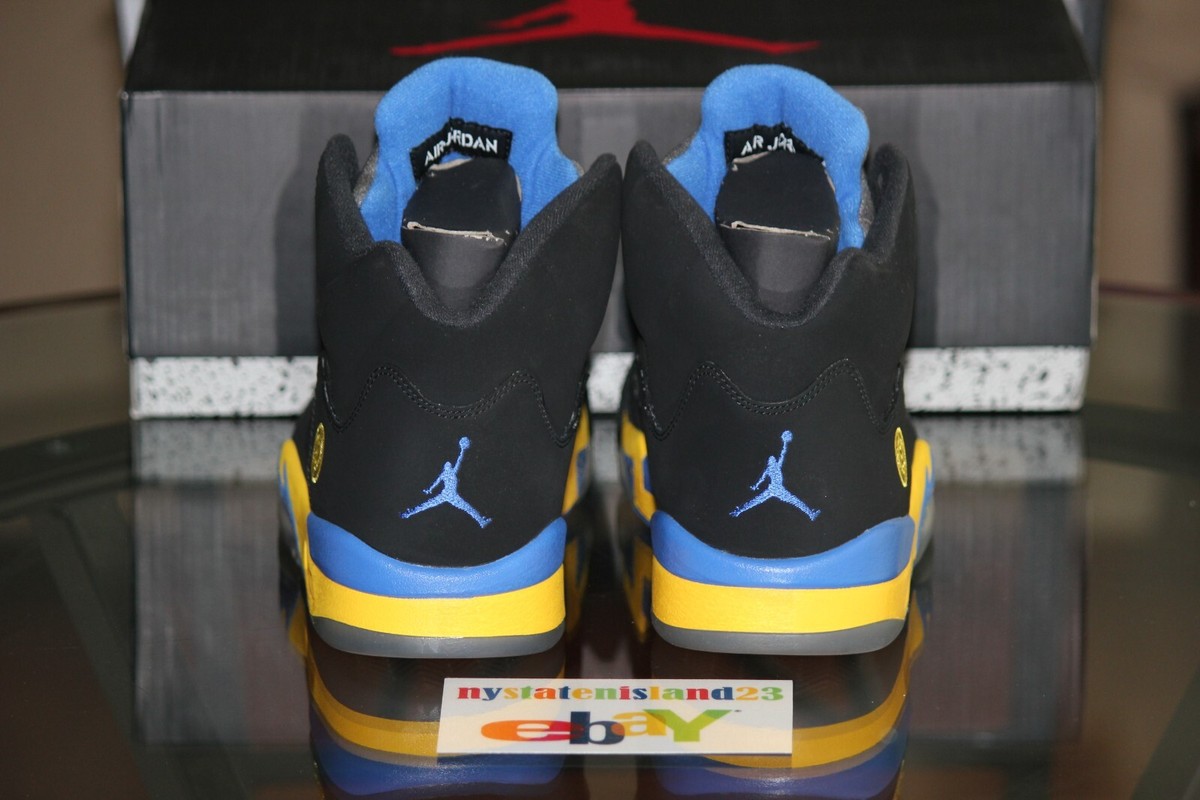 Nike Air Retro Jordan 5 V Shanghai Shen Black Varsity Maize
