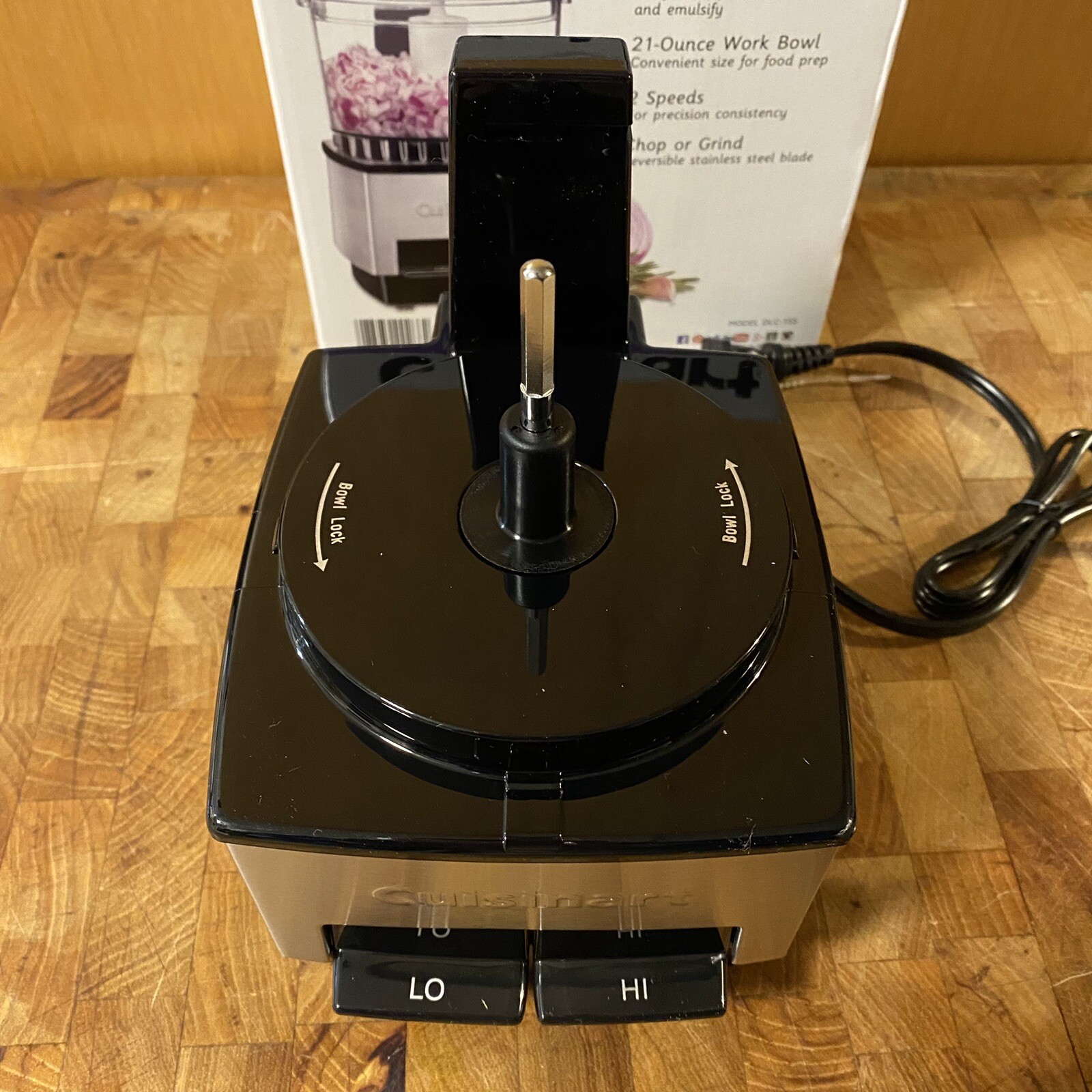 Cuisinart Mini Prep Food Processor DLC1SS Replacement Base Silver New