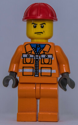 LEGO -Minifigur Town City aus Activitybook Construction Worker - cty0137 cty137