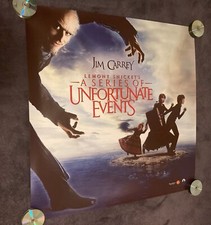 LEMONY SNICKET'S A SERIES OF UNFORTUNATE EVENTS HEAVY DUTY LARGE POSTER! 4 FEET!