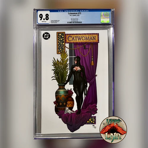 CATWOMAN #73 DC CVR F INC 1:50 FRANK CHO VIRGIN VARIANT CGC 9.8
