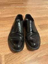 Prada Black Leather Men Dress Shoes Made In Italy Size 7.5
