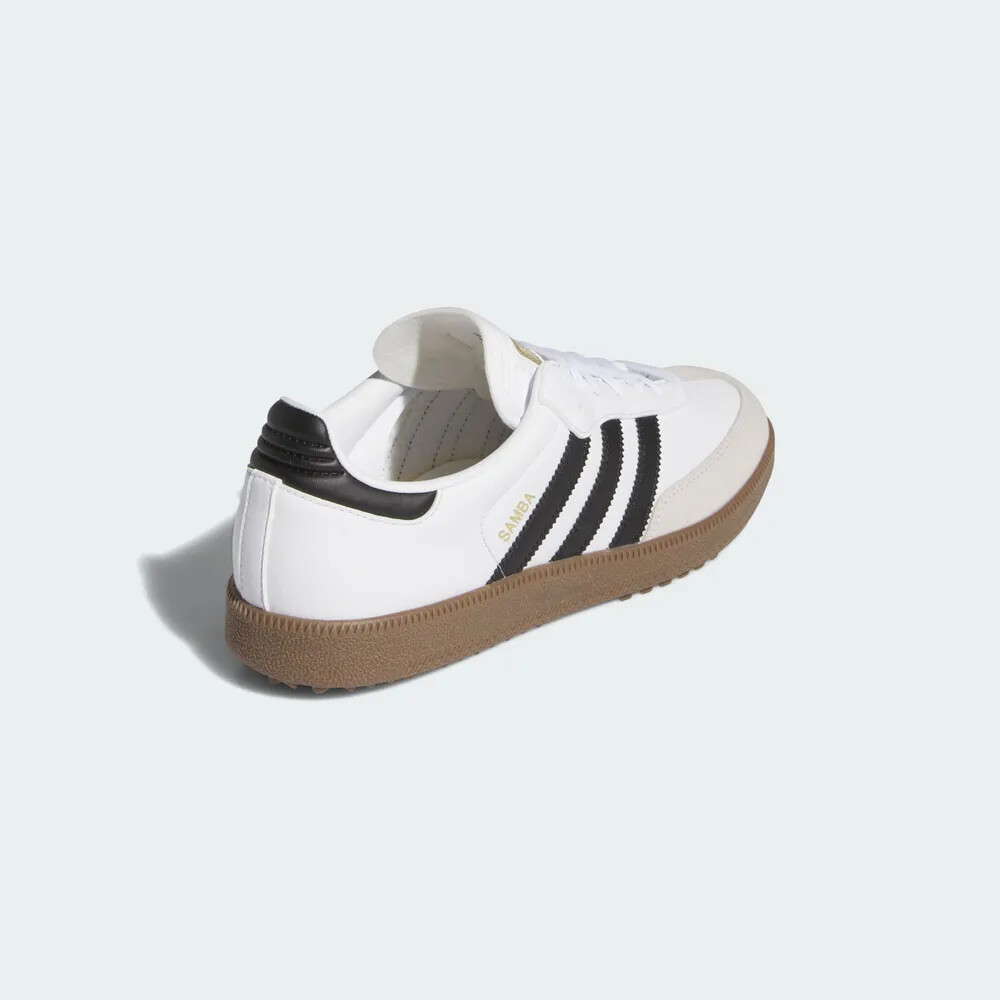 adidas gazelle silver green womens adidas Golf Originals Samba Spikeless Golf Shoes White/Green