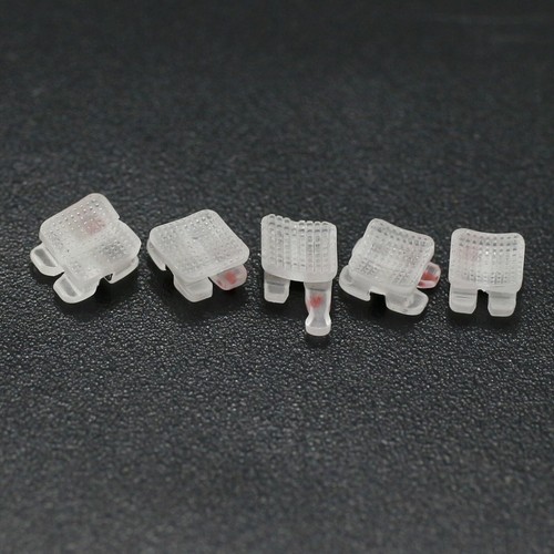 Dental Orthodontic Ceramic Bracket Braces Metal Slot MBT Roth 022 018 3 Hook 3M - Picture 20 of 25