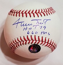 WILLIE MAYS SIGNED AUTHENTICATED, HOLO 