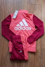 Image of Adidas Tracksuit Girls Junior Track Top & Bottoms