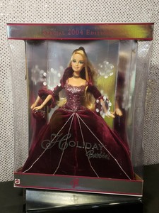 2004 burgundy holiday barbie