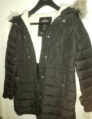 sherpa lined puffer parka hollister