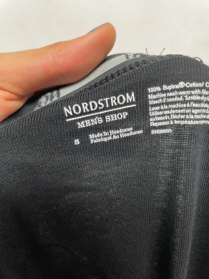 Calzoncillo boxer Nordstrom Trim Fit algodón elástico para hombre negro S Foto 4 de 4