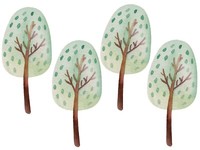 Wandtattoo Kinderzimmer BäUme, Wandsticker Set Kinder, Wandbild Wanddekoration