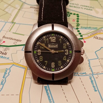 Scout children watch