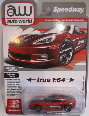 Auto World 2010 Chevrolet Corvettte Z06 Speedway New in Box 1/64 scale