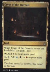 Crypt of the Eternals #169 Hour of Devastation Uncommon Land MTG
