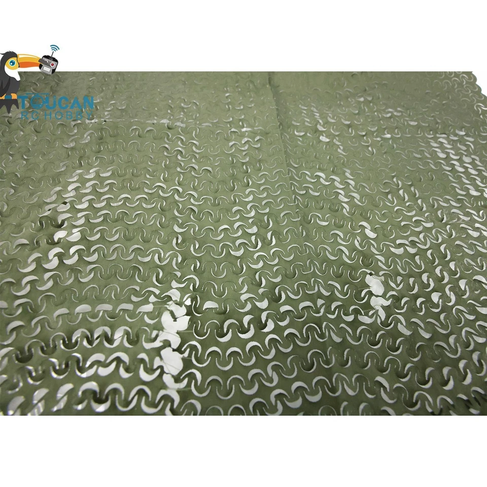1/16 Henglong Army Green Camouflage Net Decorated Accessories for All RC Tank - Image 3 of 3