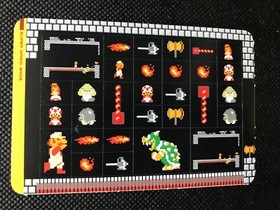 Super Mario Bros Famicom History Book Sealdass Sticker Japanese NINTENDO Rare
