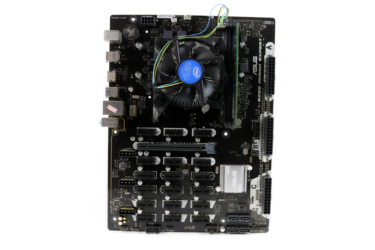 Full Kit MB/CPU/RAM - ASUS B250 Mining Expert 19 Slot Mining Full Kit MB/CPU/RAM - ASUS B250 Mining Expert 19 Slot Mining