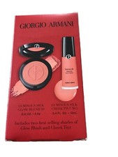 Armani Holiday Limited Luminous Silk Duo Powder Liquid Blush Euphoric Rosy Peach