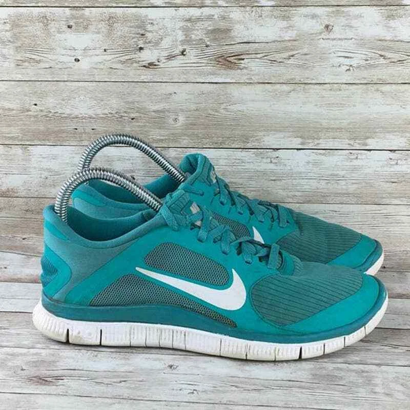 Qué Crítico heroína Nike Free 4.0 v3 Womens Size 8.5 Green White Athletic Comfort Walking  Sneakers * | eBay