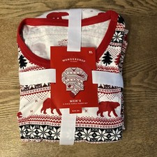 Pijama familiar a juego Wondershop Christmas Fair Isle para hombre 2 piezas X-Large XL