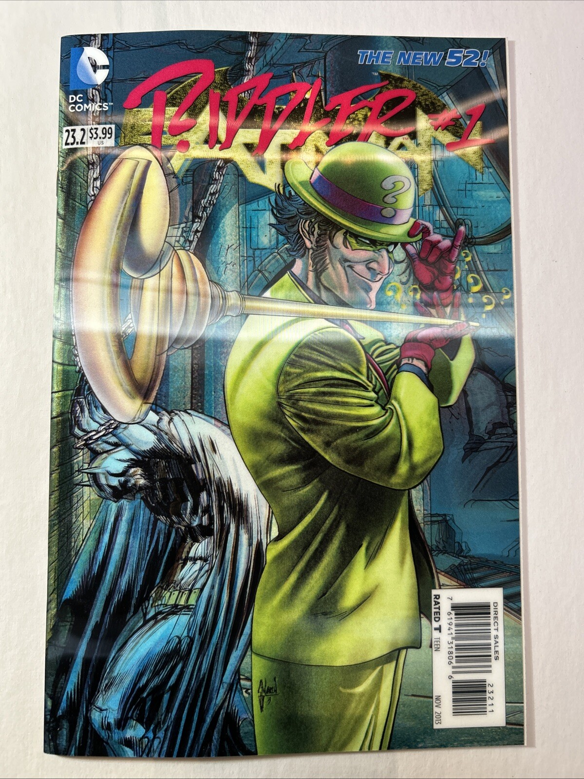 DC 2013 Batman #23.2 Riddler #1 Lenticular Cover - Direct Edition