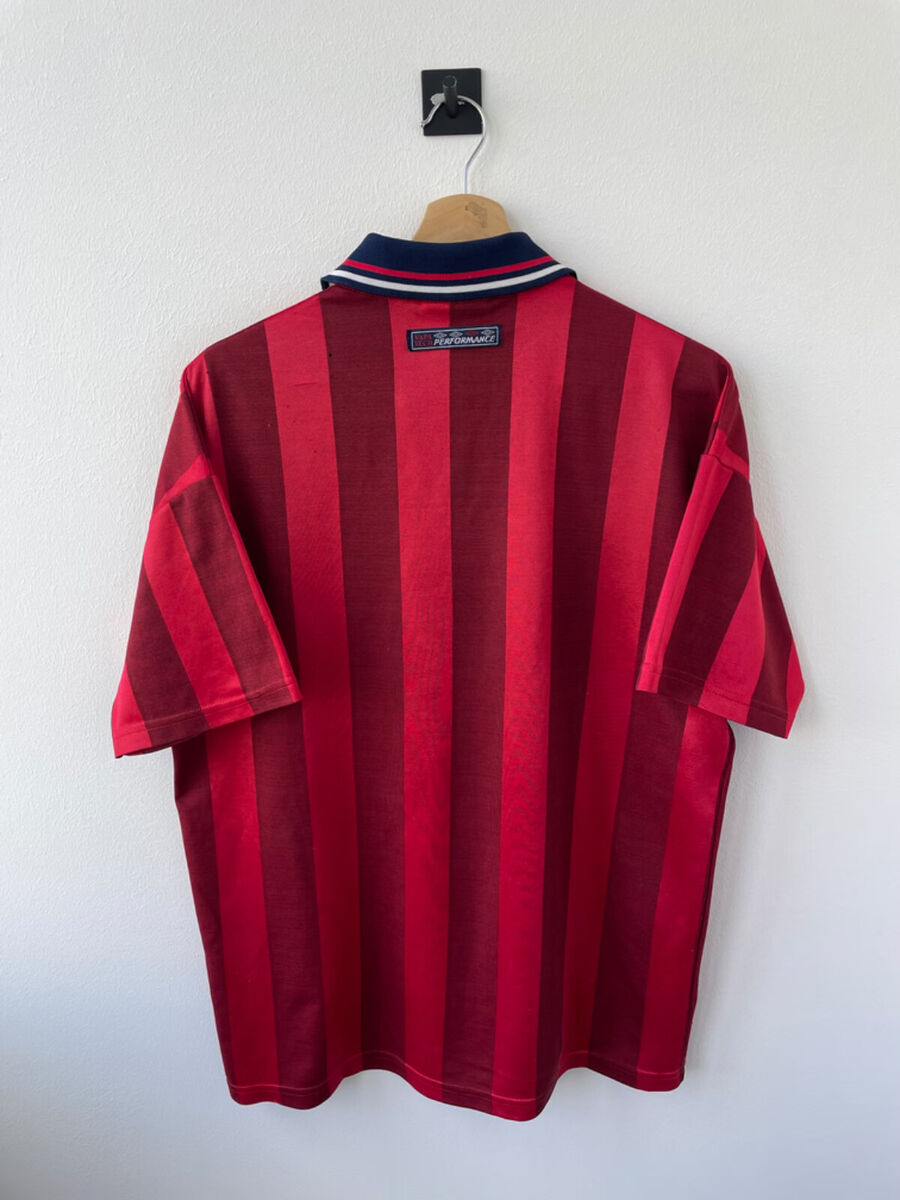 ENGLAND NATIONAL TEAM 1998 AWAY FOOTBALL SHIRT SOCCER JERSEY ENGLAND NATIONAL TEAM 1998 AWAY FOOTBALL SHIRT SOCCER JERSEY