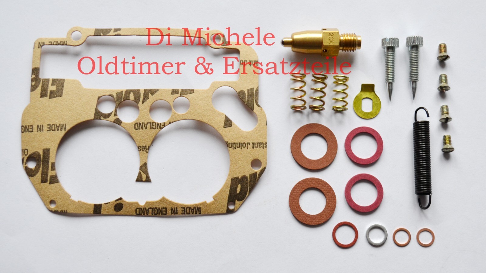 38DCN, 36DCN Weber Carburetor, Revisions Kit, Ferrari 250 - 275 Gasket (B) .0013