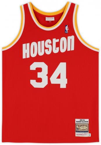 Hakeem Olajuwon Houston Rockets Signed Mitchell & Ness 1993-94 Authentic Jersey - Picture 3 of 5