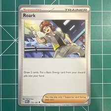 Pokemon TCG Card Roark 173/182 S&V Paradox Rift Uncommon