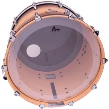 Attack Drumheads Pro Flex 1 No Overtone Clear 22 in.