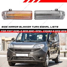 2X  Spiegelblinker Außenspiegel Blinker glasklar für Fiat Doblo Opel Combo D