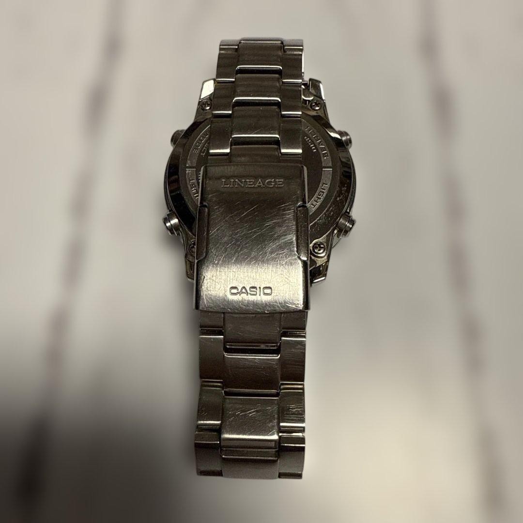 CASIO LINEAGE ブラック 腕時計 CASIO LINEAGE LCW-M300D-1AJF Tough Solar Atomic Radio Watch