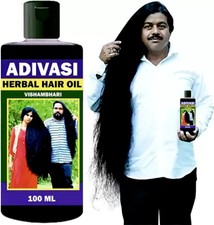 Natural Adivasi Bhringraj Herbal Hair Oil 100ml Made With Pure Ayurvedic Herbs