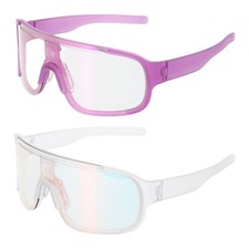 Sport Sunglasses Cycling Sun Glasses Clear/Purple  Clear/Colorful Red