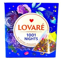 Lovare 1001 Nights Schwarzer Tee & GrüNer Tee Mit Geschmack 15 Pyramidenbeutel
