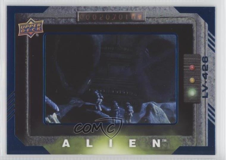 2017 Upper Deck Alien Movie Blue Foil Modern 63/99 Into Second Position #17 1u6