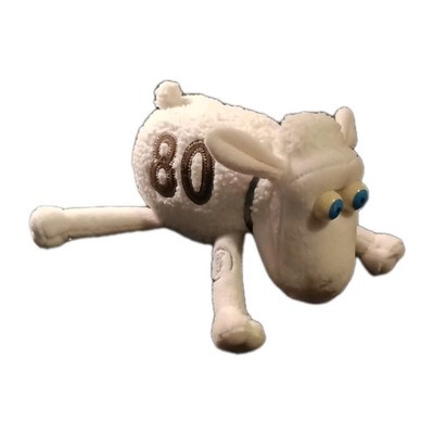 Serta Plush 80 Years Counting Sheep #80 Sheep Lamb Stuffed Animal 8 Inch