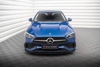Front Ansatz V.2 FüR Mercedes-Benz C Amg-Line W206 Spoilerlippe Schwarz