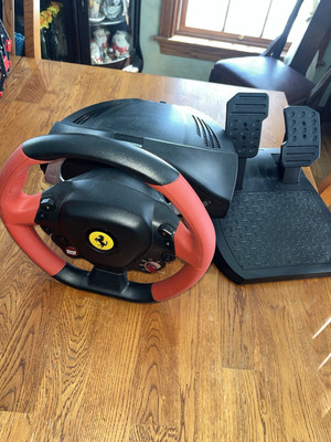Xbox Thrustmaster Ferrari 458 Spider Racing Wheel & Pedals Gaming System