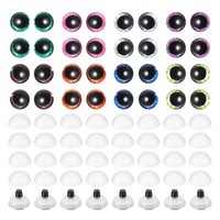 16Mm Sicherheitsaugen In Mondform 48Stk Bunte Sicherheitsaugen HäKeln 8 Farben