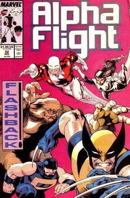 Alpha Flight (1983) #  52 (7.0-FVF) Wolverine 1987