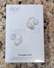 QCY Crossky C50 Open Ear Wireless Headphones Earbuds White